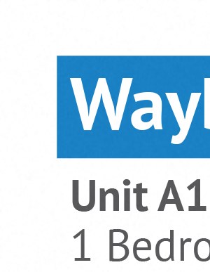 Unit A1 1 Bedroom + 1 Bath Unit A1 1 Bedroom + 1 Bath